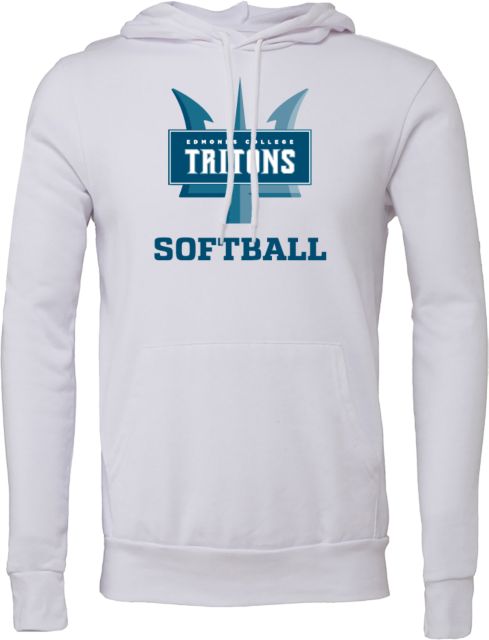 Edmonds College Bella + Canvas Fleece Hood Edmonds College Softball - ONLINE ONLY