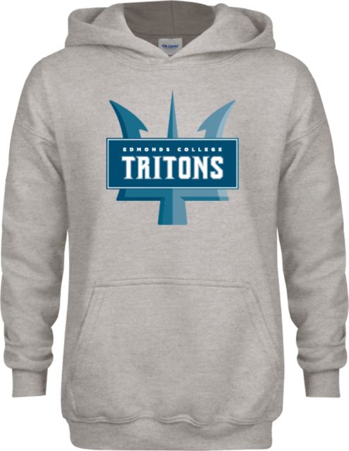 Edmonds College Youth Fleece Hood Edmonds College Athletic Mark - ONLINE ONLY