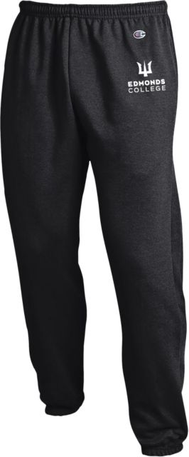 Edmonds College Champion Banded Bottom Sweatpants Edmonds College Wordmark - ONLINE ONLY