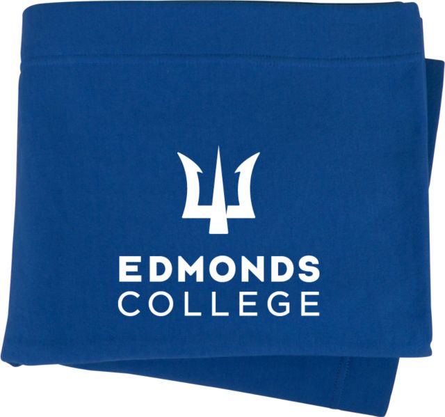 Edmonds College Sweatshirt Blanket Edmonds College Wordmark - ONLINE ONLY