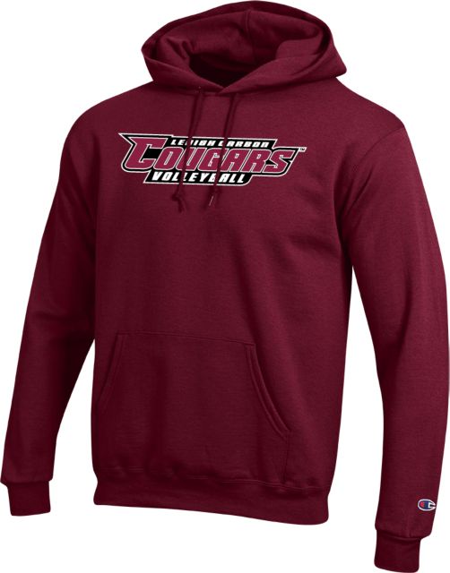 Lehigh Champion Fleece Hoodie Lehigh Cougars Vollryball Athletic Mark - ONLINE ONLY