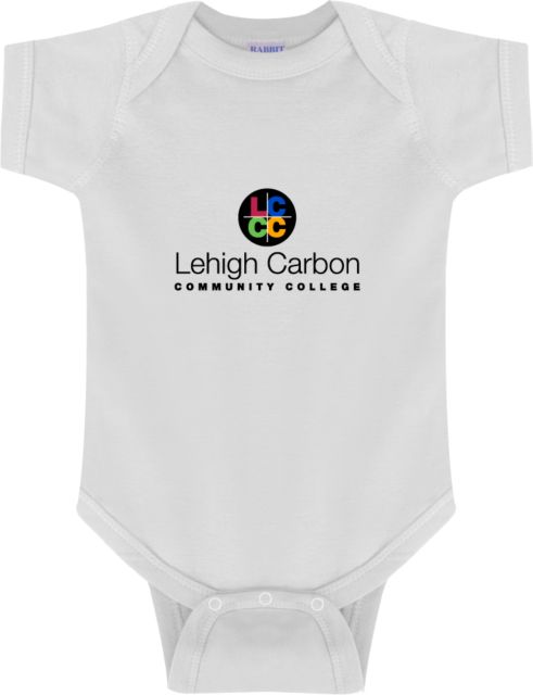 Lehigh Infant Bodysuit LCCC Institutional Mark Stacked - ONLINE ONLY