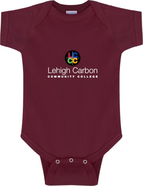 Lehigh Infant Bodysuit LCCC Institutional Mark Stacked - ONLINE ONLY