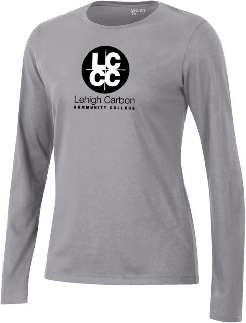 Lehigh Gear Womens Long Sleeve Tee LCCC Institutional Mark Stacked - ONLINE ONLY
