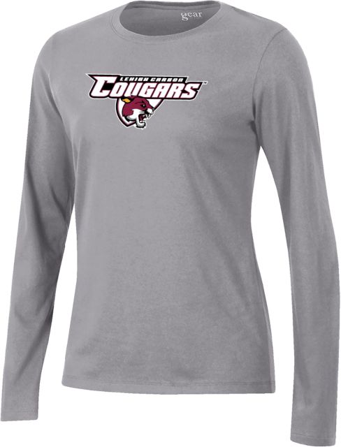 Lehigh Gear Womens Long Sleeve Tee Lehigh Cougars Mark - ONLINE ONLY