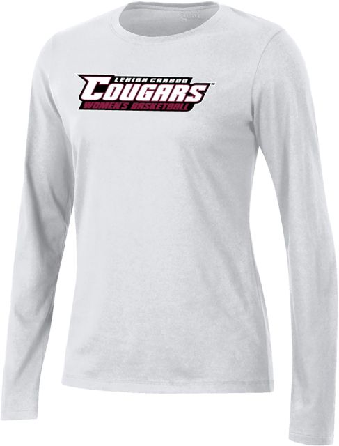 Lehigh Gear Womens Long Sleeve Tee Lehigh Cougars Womens Basketball Athletic - ONLINE ONLY