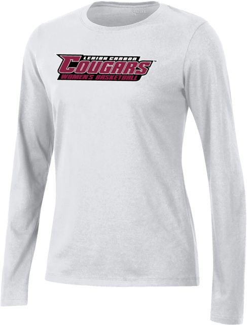 Lehigh Gear Womens Long Sleeve Tee Lehigh Cougars Womens Basketball Athletic - ONLINE ONLY