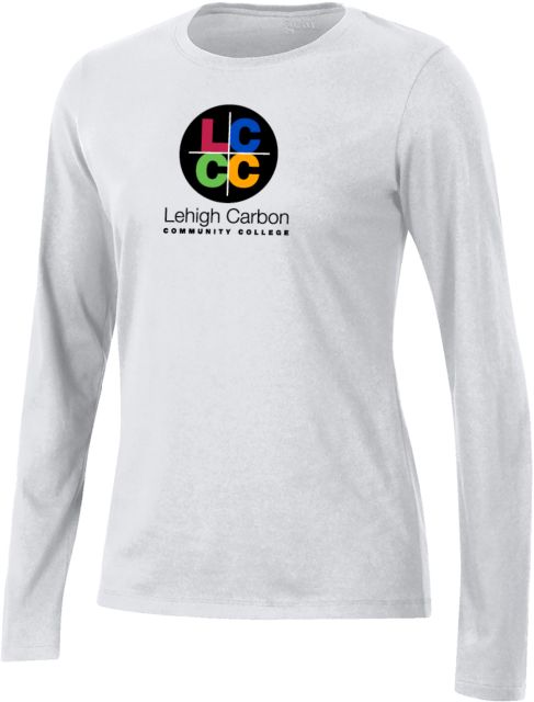 Lehigh Gear Womens Long Sleeve Tee LCCC Institutional Mark Stacked - ONLINE ONLY