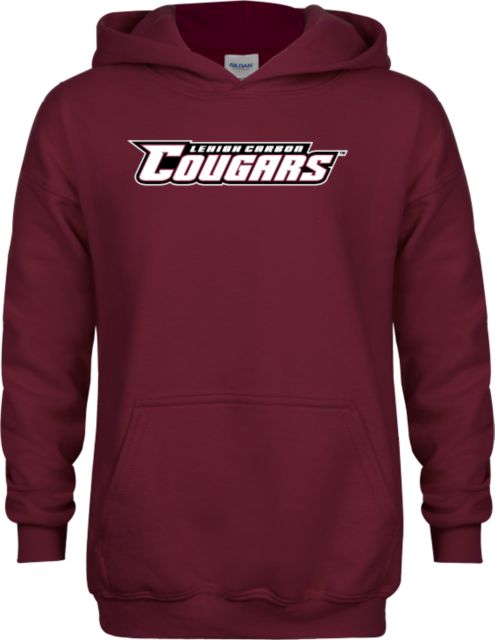 Lehigh Youth Fleece Hoodie Lehigh Cougars Athletic Text - ONLINE ONLY
