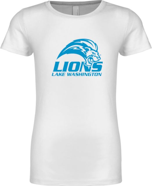 Lake Washington Next Level Girls Fashion Fit T Shirt Lake Washington Mascot Mark - ONLINE ONLY