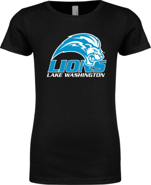 Lake Washington Next Level Girls Fashion Fit T Shirt Lake Washington Mascot Mark - ONLINE ONLY