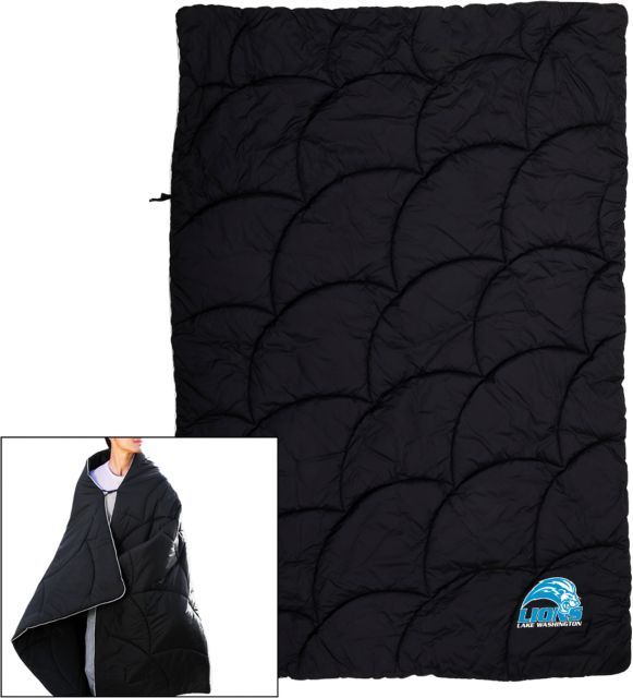 Lake Washington Wearable Camping Blanket Lake Washington Mascot Mark - ONLINE ONLY
