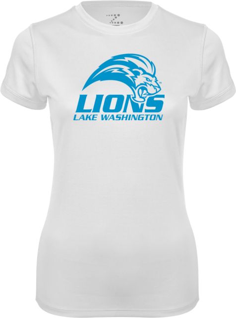 Lake Washington Womens Performance Tee Lake Washington Mascot Mark - ONLINE ONLY