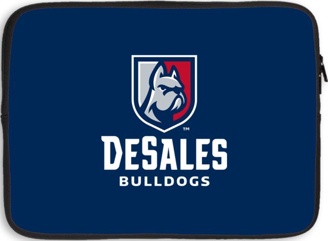 DeSales 15 inch Neoprene Laptop Sleeve Primary Logo - ONLINE ONLY