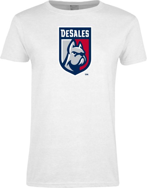 DeSales Ladies T Shirt Desales Shield w/ Bulldog - ONLINE ONLY