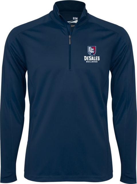 DeSales Syntrel Interlock 1/4 Zip Primary Logo - ONLINE ONLY