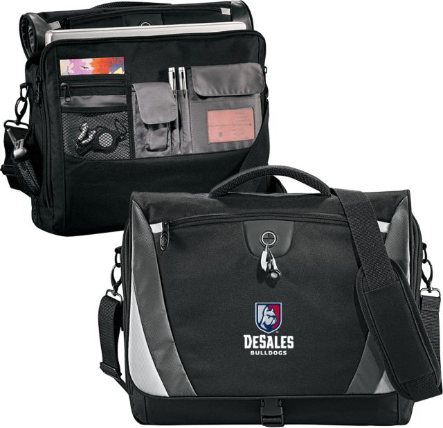 DeSales Slope Compu Messenger Bag Primary Logo - ONLINE ONLY