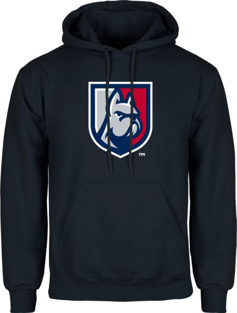 DeSales Fleece Hoodie Bulldog Shield - ONLINE ONLY