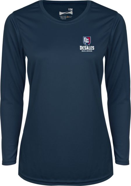 DeSales Ladies Syntrel Performance Longsleeve Shirt Primary Logo - ONLINE ONLY