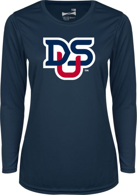 DeSales Ladies Syntrel Performance Longsleeve Shirt DSU Ligature - ONLINE ONLY