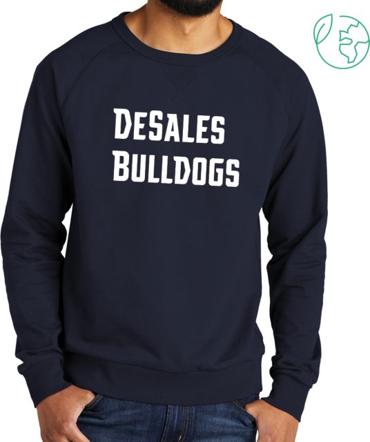 DeSales Allmade Organic French Terry Crewneck Sweatshirt Primary Logo - ONLINE ONLY