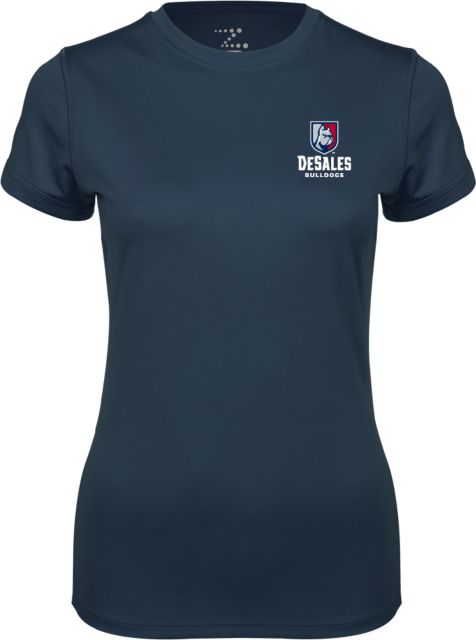 DeSales Ladies Syntrel Performance Tee Primary Logo - ONLINE ONLY