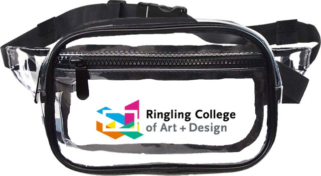 Ringling School Clear Fanny Pack Ringling College of Art and Design Primary Mark - ONLINE ONLY