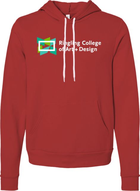 Ringling School Bella + Canvas Fleece Hood Ringling College of Art and Design Variation 6 - ONLINE ONLY