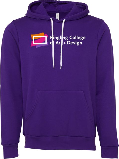Ringling School Bella + Canvas Fleece Hood Ringling College of Art and Design Variation 2 - ONLINE ONLY