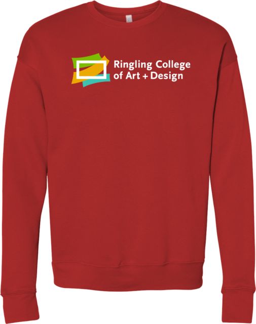Ringling School Bella + Canvas Fleece Crew Ringling College of Art and Design Variation 3 - ONLINE ONLY