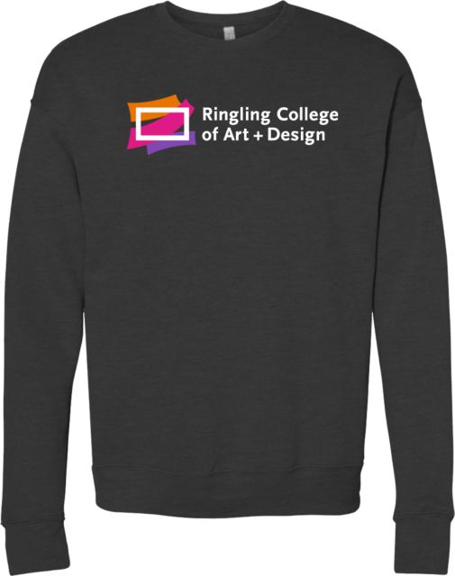 Ringling School Bella + Canvas Fleece Crew Ringling College of Art and Design Variation 2 - ONLINE ONLY