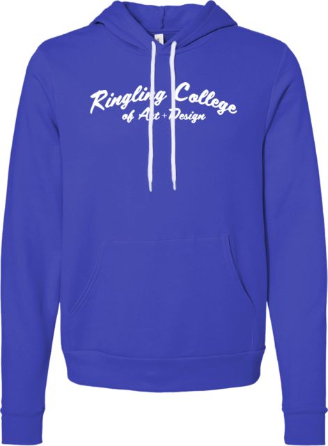 Ringling School Bella + Canvas Fleece Hood Script Ringling College of Art and Design - ONLINE ONLY