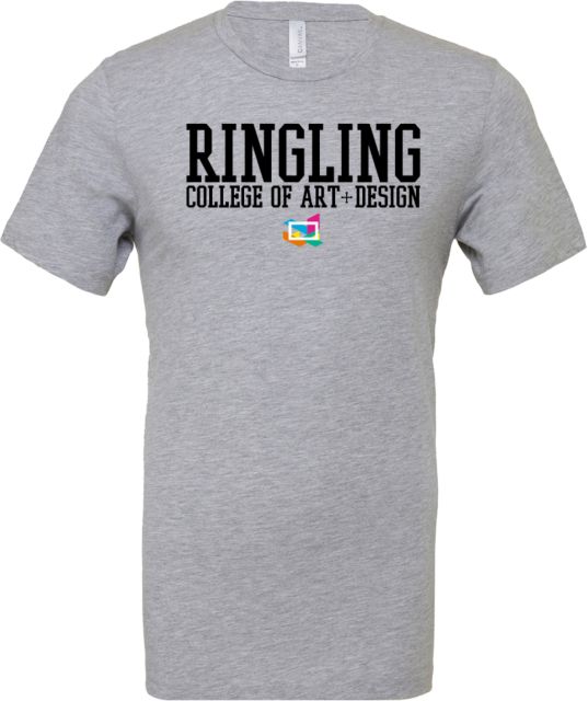 Ringling School Bella + Canvas CVC T Shirt Collegiate Ringling College of Art and Design Stacked Design - ONLINE ONLY