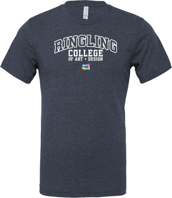 Ringling School Bella + Canvas CVC T Shirt Outline Arched Ringling College of Art and Design - ONLINE ONLY