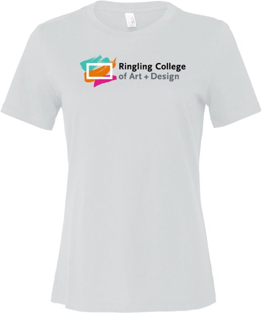 Ringling School Bella + Canvas Womens Relaxed Cotton T Shirt Ringling College of Art and Design Variation 8 - ONLINE ONLY