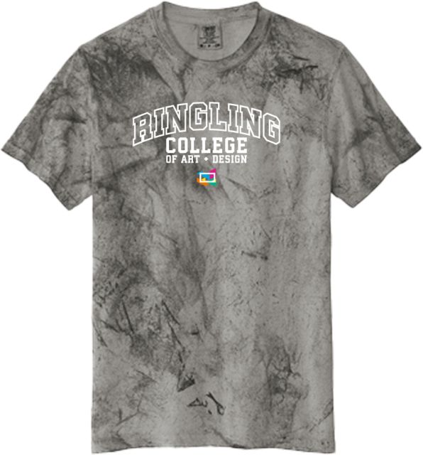 Ringling School Comfort Colors Heavyweight Color Blast Tee Outline Arched Ringling College of Art and Design - ONLINE ONLY