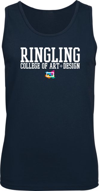 Ringling School Tank Top Collegiate Ringling College of Art and Design Stacked Design - ONLINE ONLY