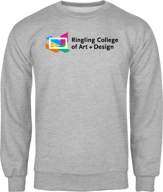 Ringling School Fleece Crew Ringling College of Art and Design Primary Mark - ONLINE ONLY