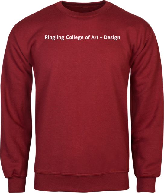 Ringling School Fleece Crew Ringling College of Art and Design Flat - ONLINE ONLY