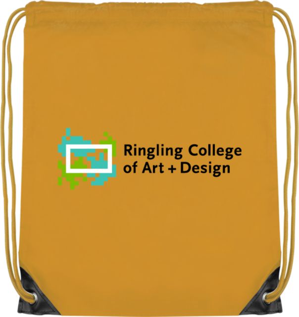 Ringling School Drawstring Backpack Ringling College of Art and Design Variation 5 - ONLINE ONLY