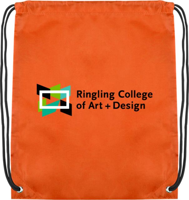 Ringling School Drawstring Backpack Ringling College of Art and Design Variation 6 - ONLINE ONLY