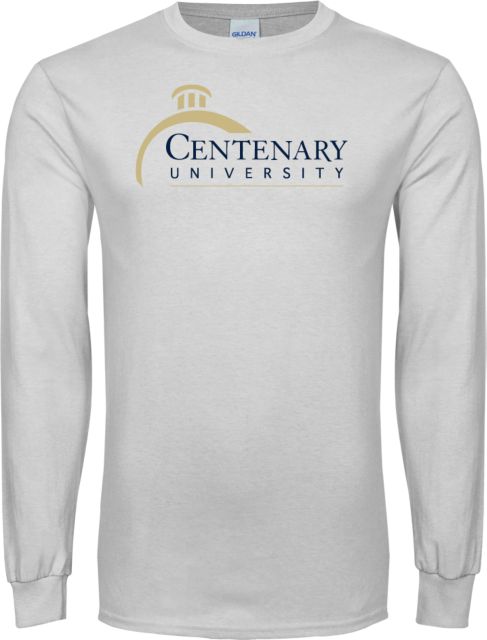 Centenary Univ Long Sleeve T Shirt Centenary University Logo - ONLINE ONLY