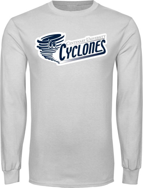 Centenary Univ Long Sleeve T Shirt Centenary University Cyclones Athletic Logo - ONLINE ONLY
