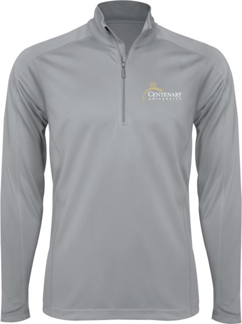 Centenary Univ Syntrel Platinum Interlock 1/4 Zip Centenary University Logo - ONLINE ONLY