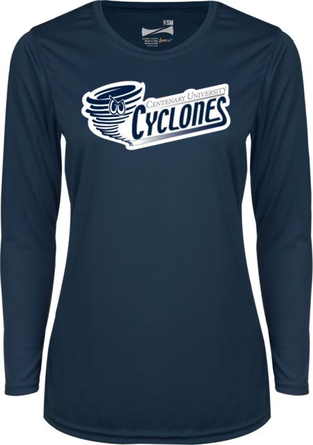 Centenary Univ Ladies Syntrel Performance Longsleeve Shirt Centenary University Cyclones Athletic Logo - ONLINE ONLY
