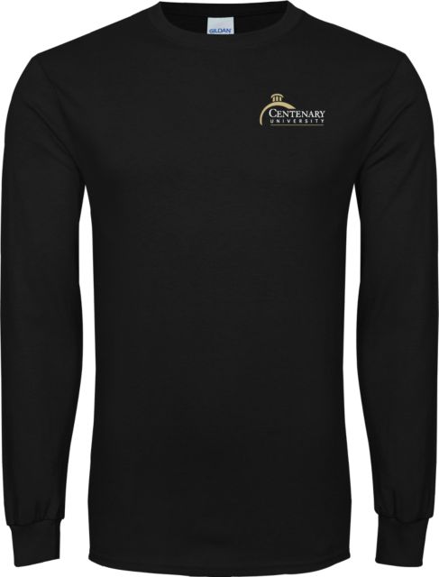 Centenary Univ Long Sleeve T Shirt Centenary University Logo - ONLINE ONLY