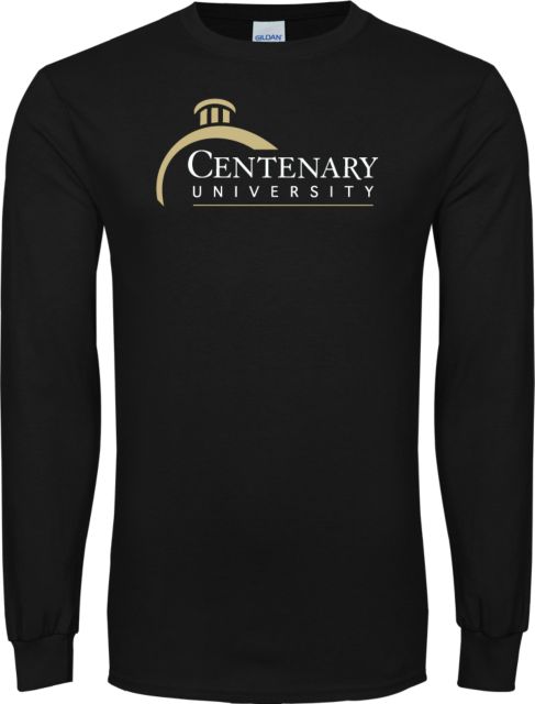 Centenary Univ Long Sleeve T Shirt Centenary University Logo - ONLINE ONLY