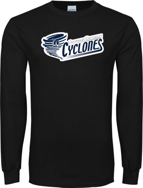 Centenary Univ Long Sleeve T Shirt Centenary University Cyclones Athletic Logo - ONLINE ONLY