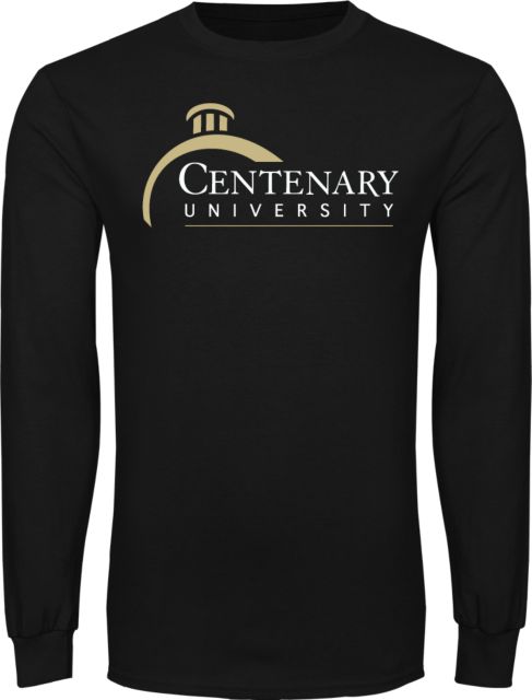 Centenary Univ Long Sleeve T Shirt Centenary University Logo - ONLINE ONLY
