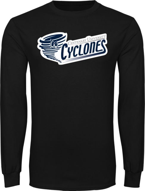 Centenary Univ Long Sleeve T Shirt Centenary University Cyclones Athletic Logo - ONLINE ONLY